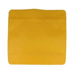 Doypack Soft touch 350g yellow Żółty, 100 szt. + struna + wentyl