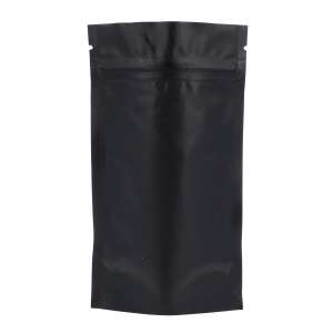 Doypack czarny matowy 25g próbki - opakowanie 100 szt
