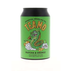 TEAMO Sparkling Tea - Matcha & Pomarańcz 330ml