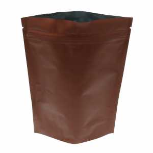 Doypack brązowy matowy 100 g - opakowanie 100 szt.