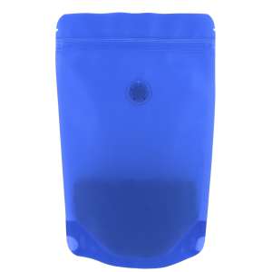 Doypack 100% recykling fioletowa ( Veri Peri ) 100g + wentyl - opakowanie 100 szt + struna