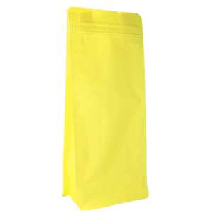 Torebka Flat Bottom 1kg + struna - żołta- 100 szt.