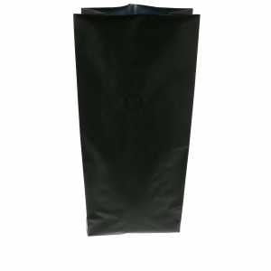 Torebki czarne  gusset + wentyl 1kg - opakowanie 100szt