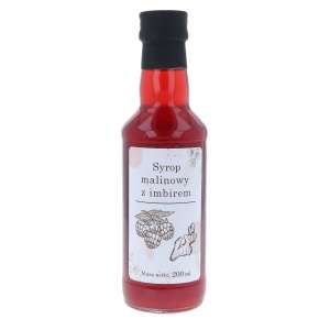 Syrop malinowy z imbirem 200 ml