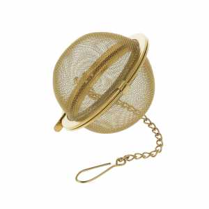 Zaparzacz kulka złota śr 6,5 cm - 41590